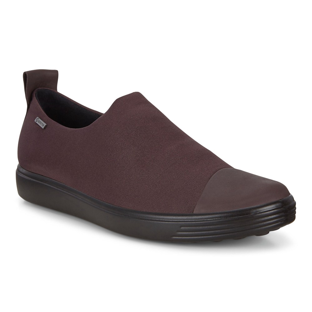 Slip On Mujer - ECCO Soft 7 Sneakers - Marrom - LTV583629